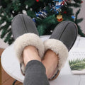 Cozy Women's Fluffy Faux Fur Slippers for Winter Comfort