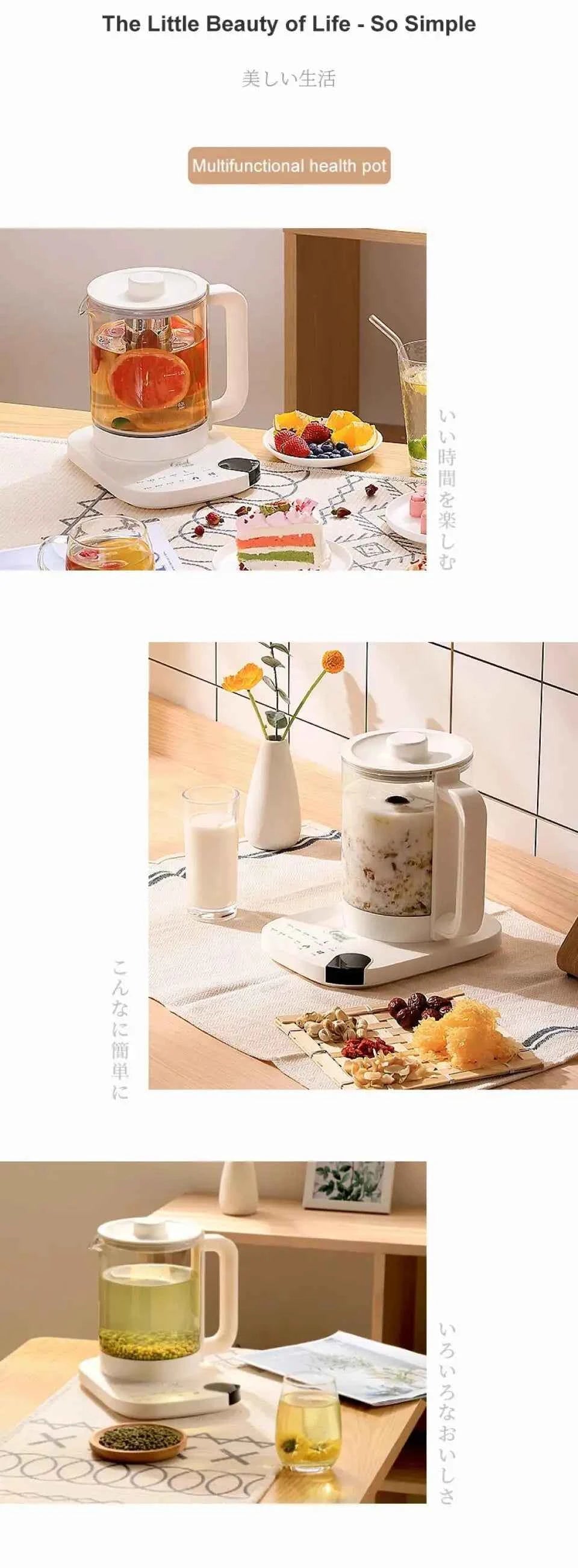 1.8L Automatic Electric Kettle – Multifunctional Teapot for Home & Office