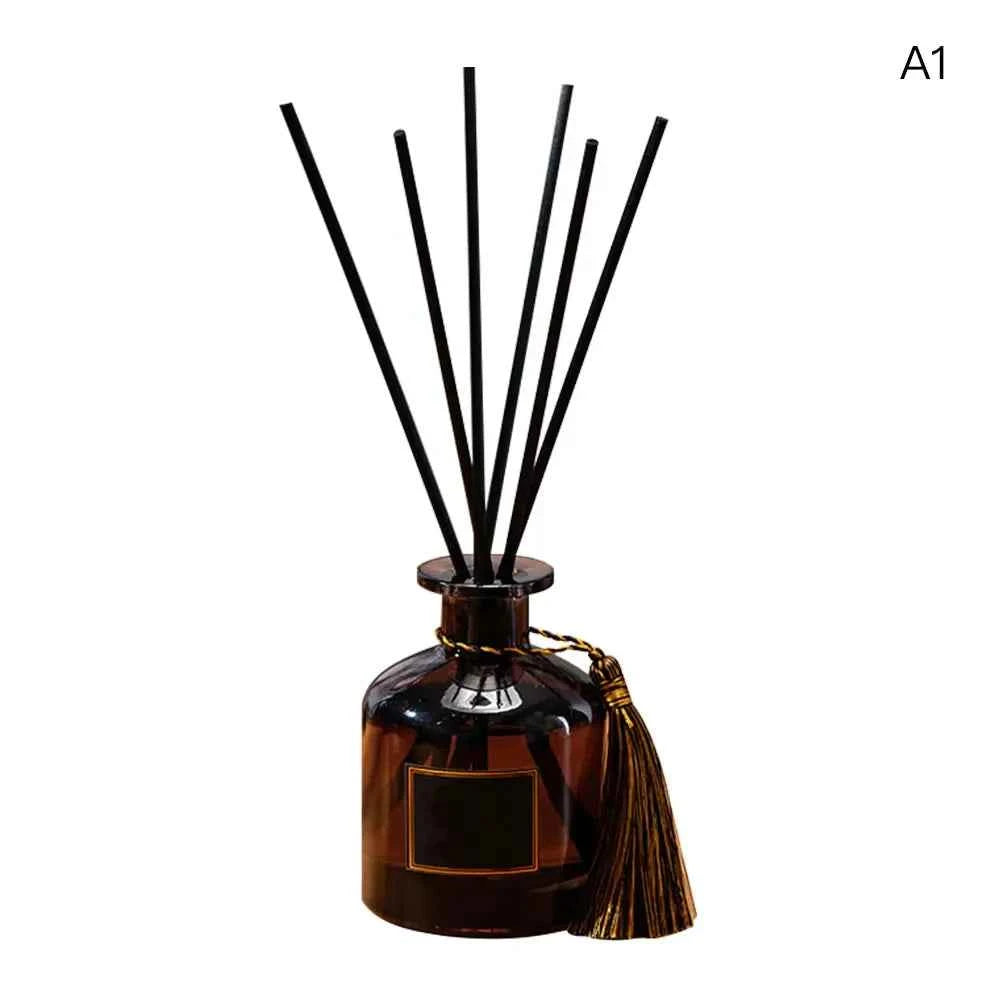 Fragrance Decoration Rattan Sticks Purifying Air Aroma Diffuser Set Aromatherapy Living Room Office No Fire Essential Oil 50ml
