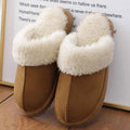 Cozy Women's Fluffy Faux Fur Slippers for Winter Comfort
