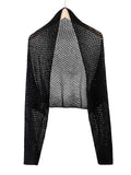 Spring Silk Cashmere Shawl – Lightweight Openwork Wrap with Sleeves