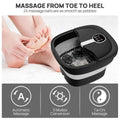Collapsible Electric Foot Spa – Shiatsu Massage with Heat & Bubbles