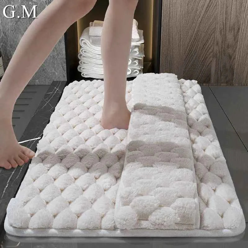 Ultra-Soft Memory Foam Bath Mat – Plush, Absorbent, and Non-Slip