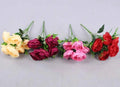 Autumn Silk Peony Bouquet – 6-Head Artificial Flowers