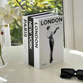 Fashion City Decorative Fake Books – Paris, London, New York Display