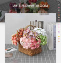 Elegant Silk Lotus Bouquet – 6-Head Artificial Flowers for Weddings & Decor