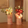 Cozy Hand-Knitted Wool Bouquet – Timeless Handmade Decor
