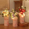 Cozy Hand-Knitted Wool Bouquet – Timeless Handmade Decor
