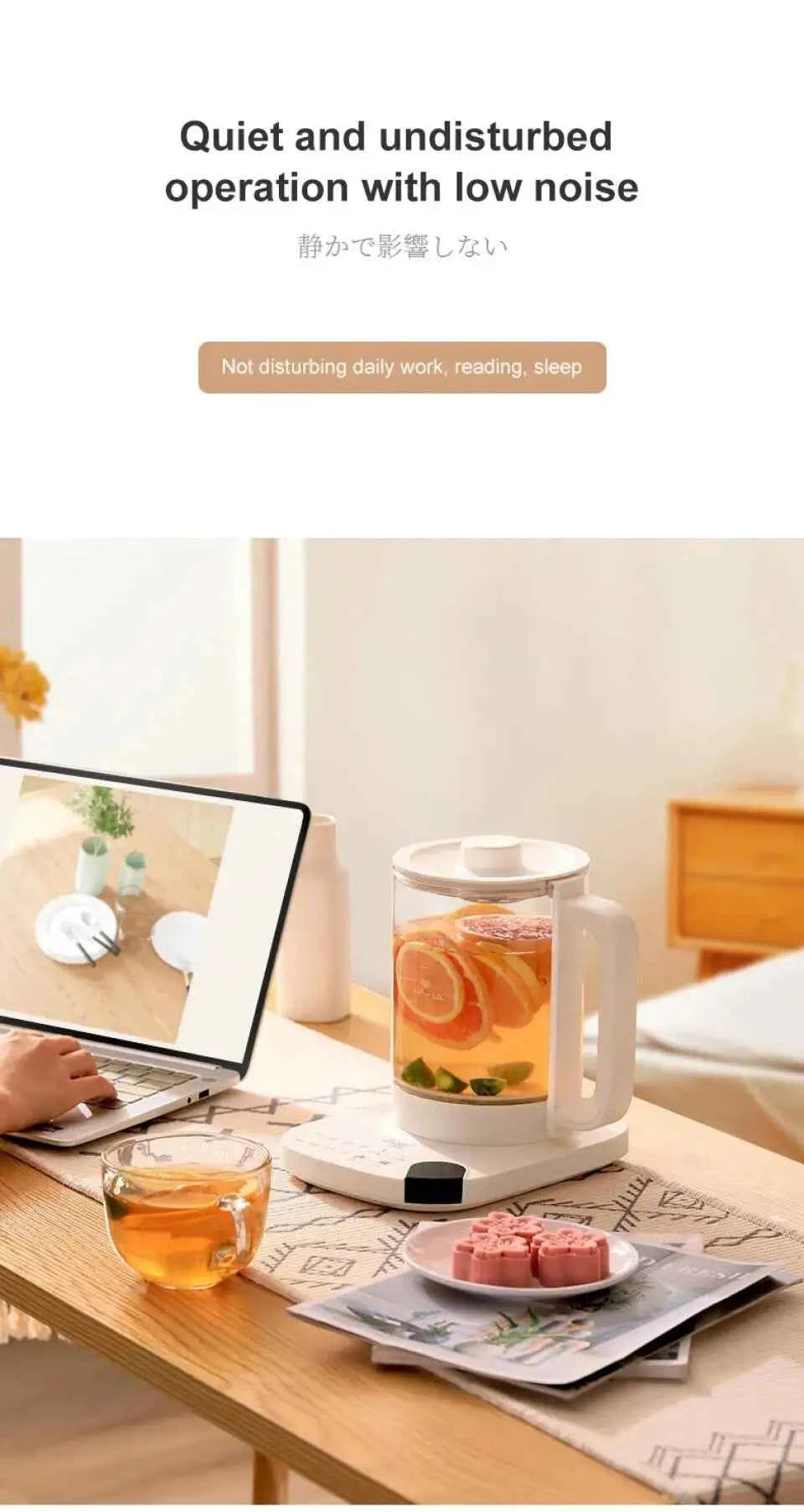 1.8L Automatic Electric Kettle – Multifunctional Teapot for Home & Office