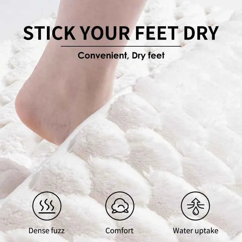 Ultra-Soft Memory Foam Bath Mat – Plush, Absorbent, and Non-Slip
