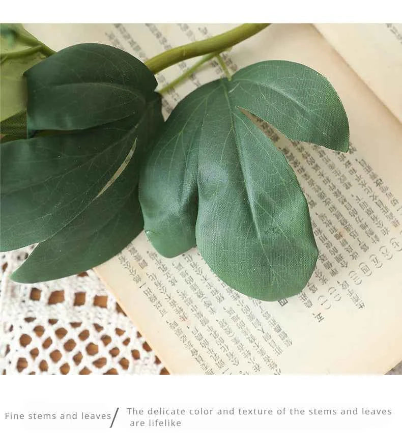 Elegant Silk Peony Stems – 2-Head Artificial Flowers for Décor