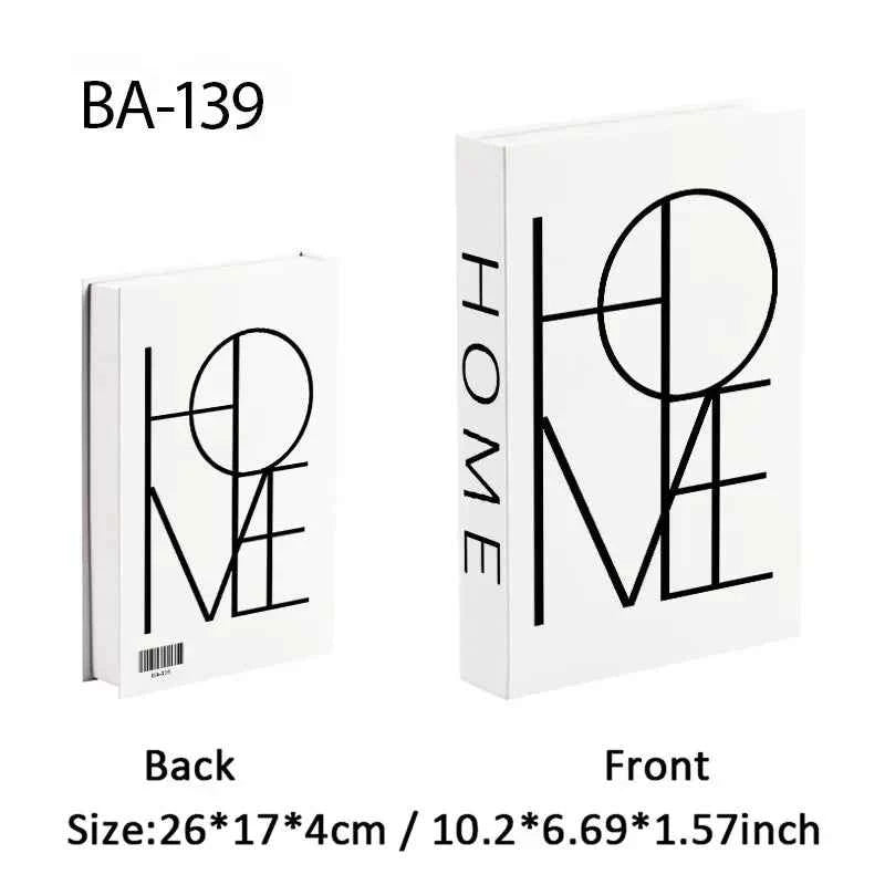 Paris Fashion Black & White Decorative Fake Books – Coffee Table Decor