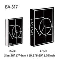 Paris Fashion Black & White Decorative Fake Books – Coffee Table Decor