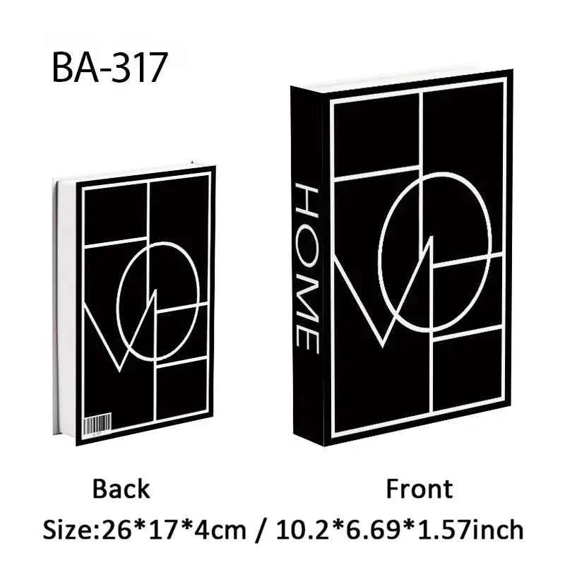 Paris Fashion Black & White Decorative Fake Books – Coffee Table Decor