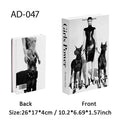 Paris Fashion Black & White Decorative Fake Books – Coffee Table Decor