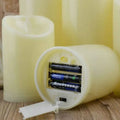 Flameless LED Flickering Tea Light Candles - Battery Powered Christmas Decor