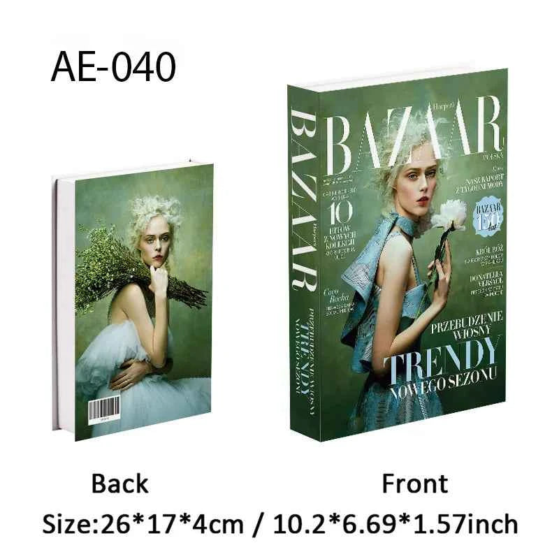 Paris Fashion Black & White Decorative Fake Books – Coffee Table Decor