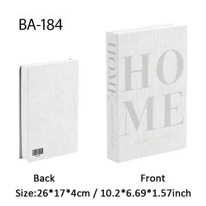 Paris Fashion Black & White Decorative Fake Books – Coffee Table Decor
