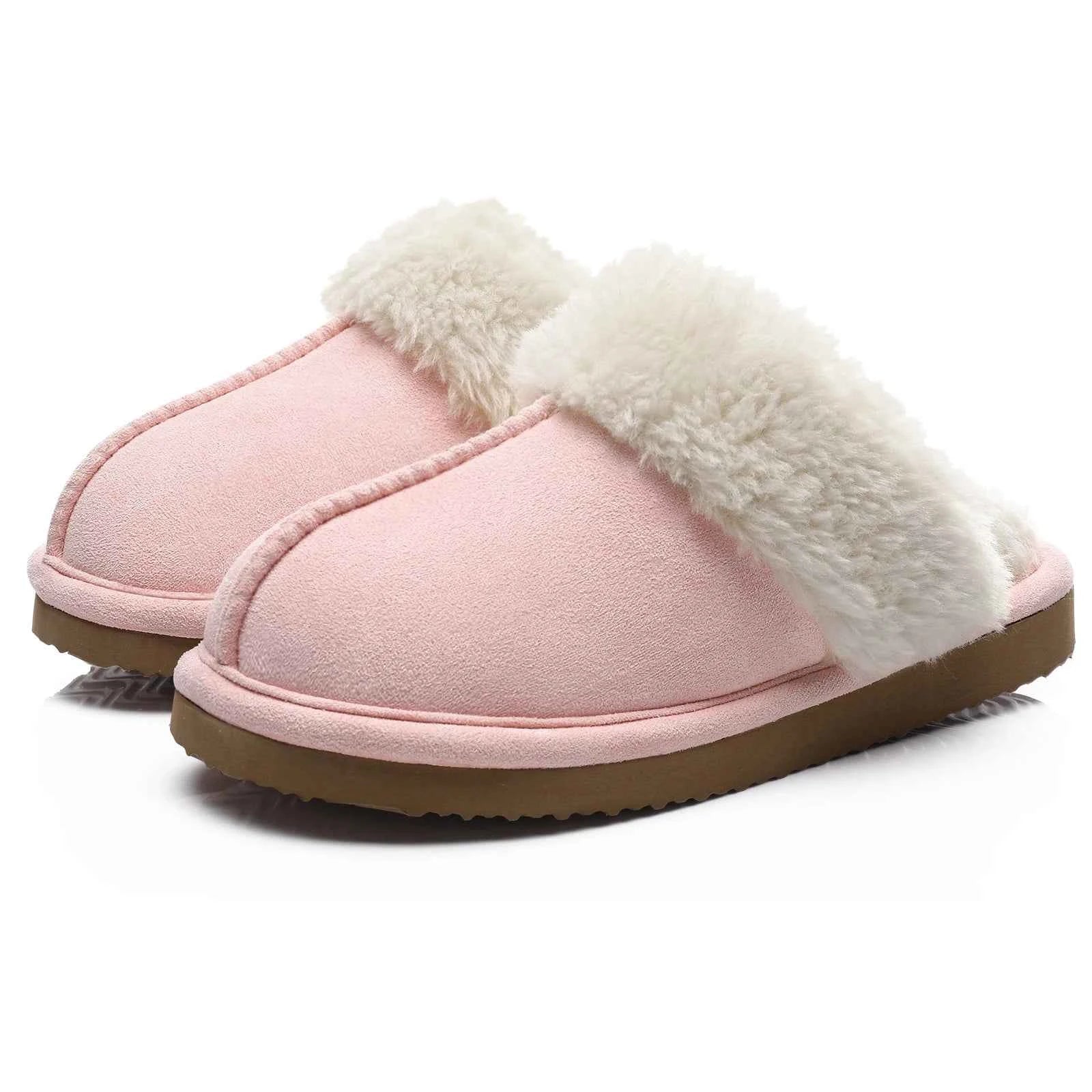Cozy Women's Fluffy Faux Fur Slippers for Winter Comfort