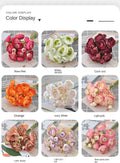 Elegant Silk Lotus Bouquet – 6-Head Artificial Flowers for Weddings & Decor