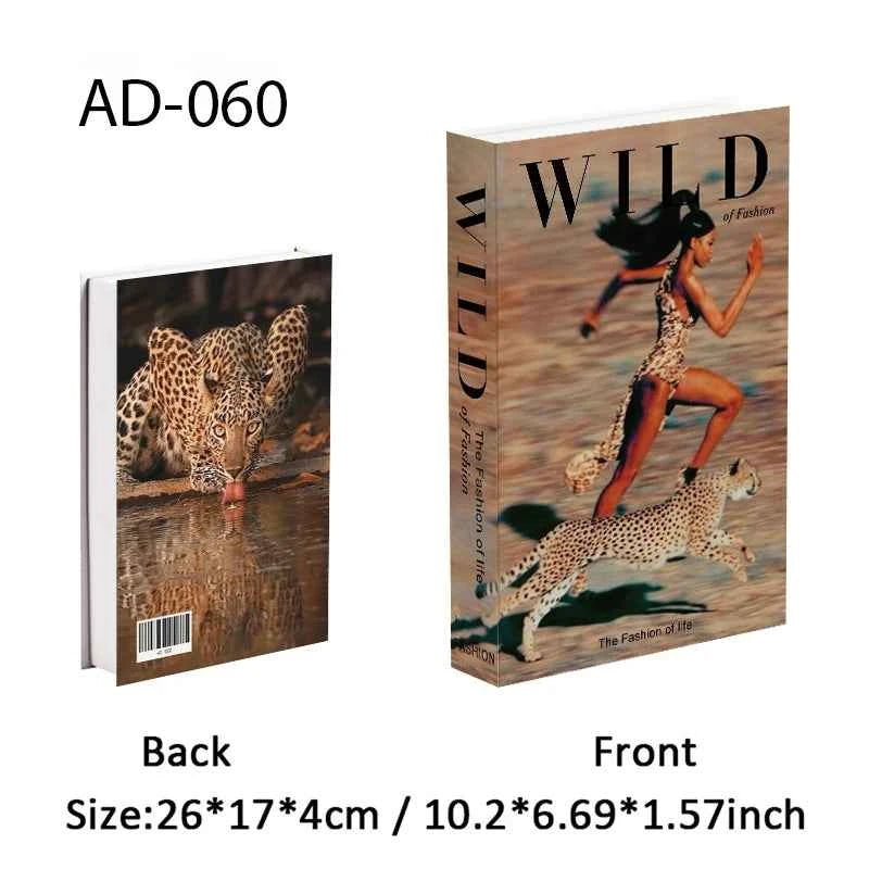 Paris Fashion Black & White Decorative Fake Books – Coffee Table Decor
