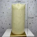 Flameless LED Flickering Tea Light Candles - Battery Powered Christmas Decor