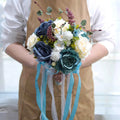 Romantic Silk Rose Bouquet – Timeless Wedding & Home Decor