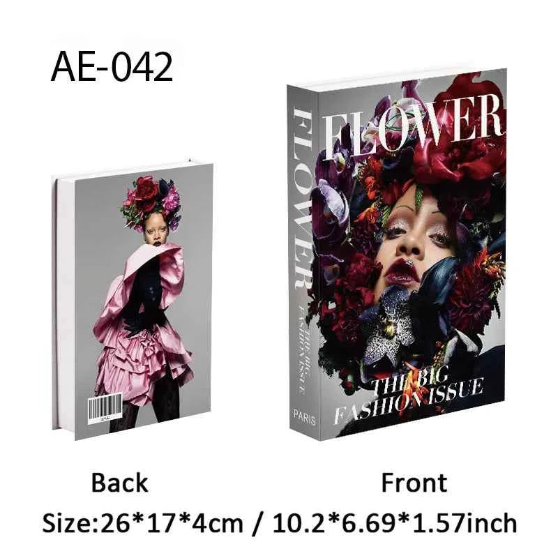 Paris Fashion Black & White Decorative Fake Books – Coffee Table Decor