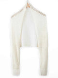 Spring Silk Cashmere Shawl – Lightweight Openwork Wrap with Sleeves