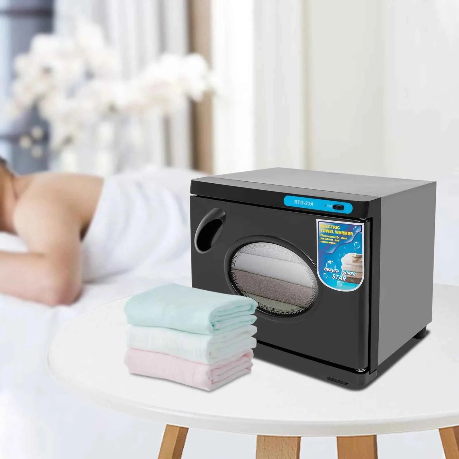 Professional 23L Hot Towel Warmer with UV Light & Heating
