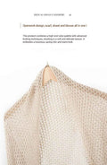 Spring Silk Cashmere Shawl – Lightweight Openwork Wrap with Sleeves