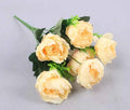 Autumn Silk Peony Bouquet – 6-Head Artificial Flowers