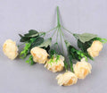 Autumn Silk Peony Bouquet – 6-Head Artificial Flowers