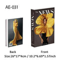 Paris Fashion Black & White Decorative Fake Books – Coffee Table Decor