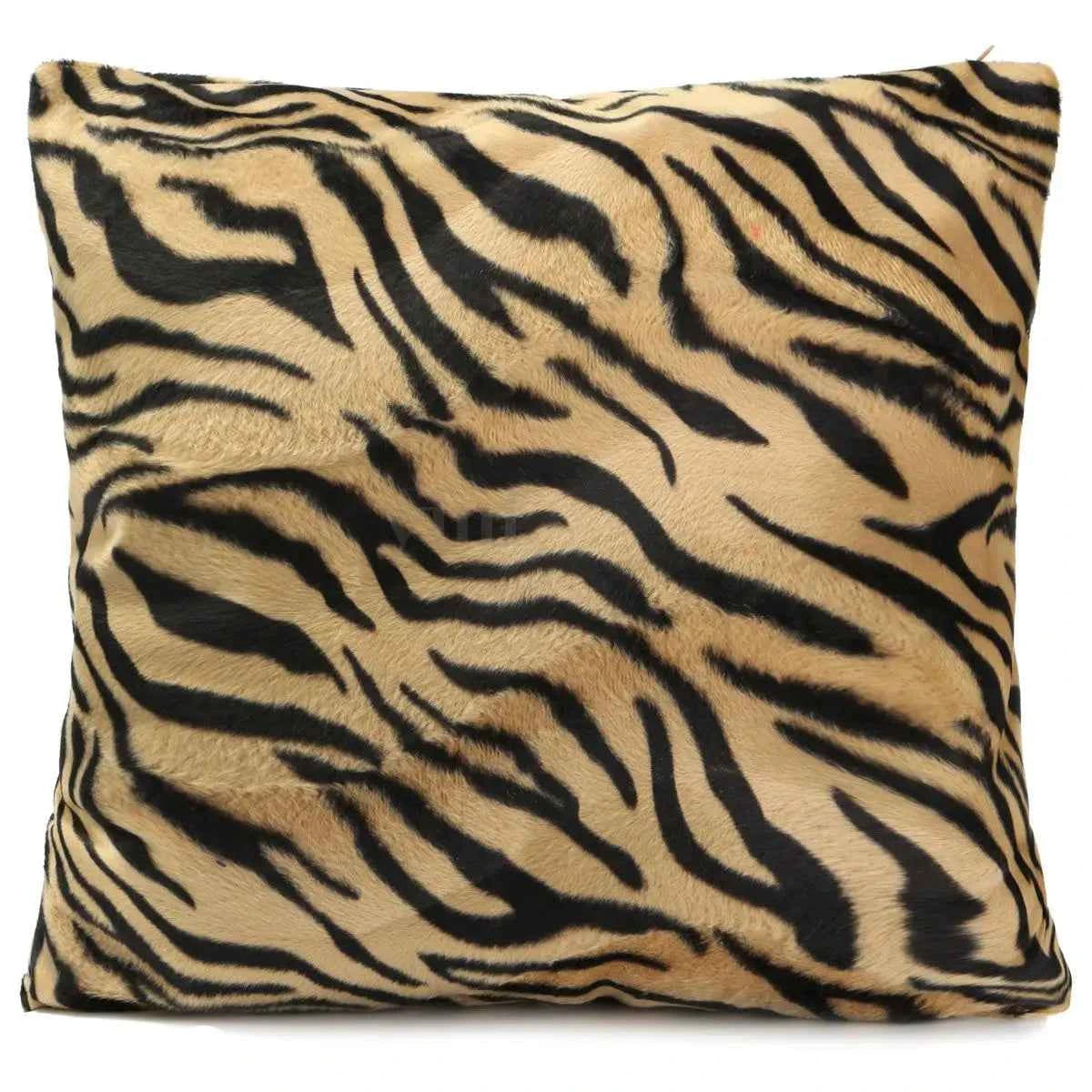 Leopard Animal Pattern Velvet Cushion Cover – Soft Decorative Pillowcase