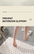 Granular Plush Memory Foam Bath Mat – Soft, Absorbent, and Non-Slip Comfort