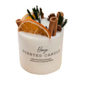 Organic Soy Wax Scented Candle - Handmade with Dried Flowers & Pure Oils