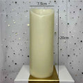 Flameless LED Flickering Tea Light Candles - Battery Powered Christmas Decor