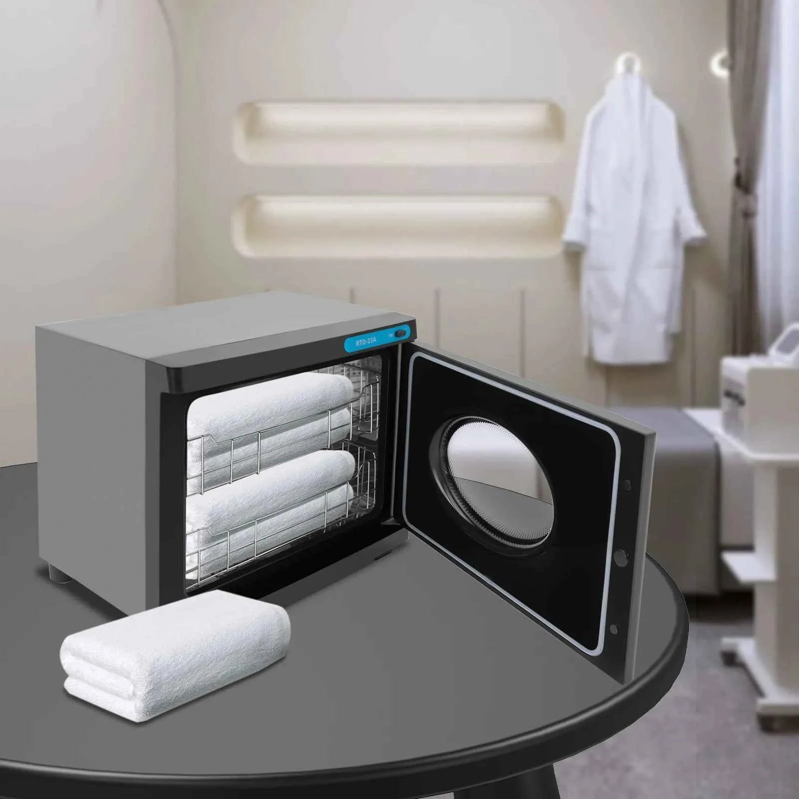 Professional 23L Hot Towel Warmer with UV Light & Heating