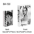 Paris Fashion Black & White Decorative Fake Books – Coffee Table Decor