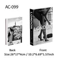 Paris Fashion Black & White Decorative Fake Books – Coffee Table Decor