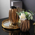 Elegant Round Glass Tray – Decorative Plate for Living Room