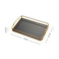 Modern Iron Tea Tray – Elegant Storage for Cups & Essentials