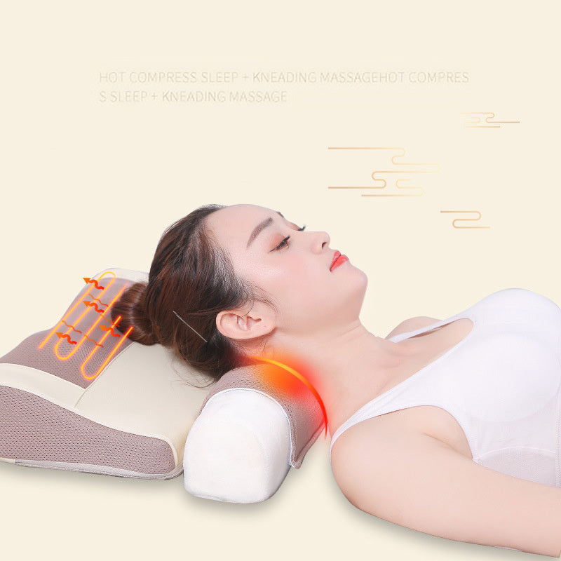 Cervical Spine Electric Massage Pillow – Infrared Therapy for Neck & Shoulder Relief